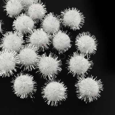 Handmade DIY Doll Craft Pom Pom Yarn Pom Pom Balls AJEW-R046-1.5cm-10-1