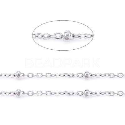 Tarnish Resistant 304 Stainless Steel Cable Chains CHS-F011-14A-P-1