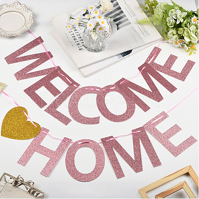 Paper Word Welcome Home Banner AJEW-WH20020-272B-06-1
