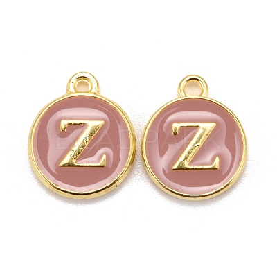 Golden Plated Alloy Enamel Charms X-ENAM-S118-07Z-1