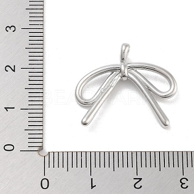 Brass Pave Clear Cubic Zirconia Pendants KK-Z061-20P-01-1