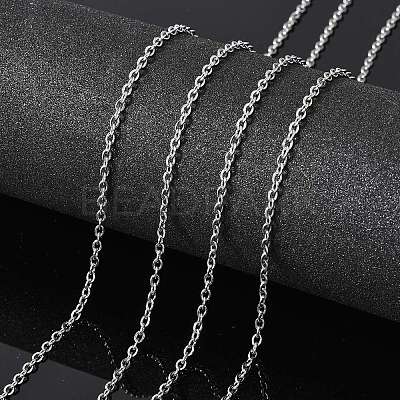 Tarnish Resistant 304 Stainless Steel Cable Chains CHS-Q001-15-100m-1