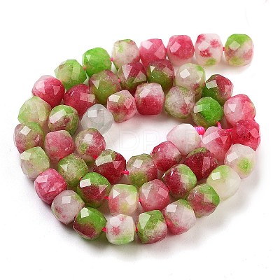 Natural White Jade Beads Strands G-H028-A09-13-1