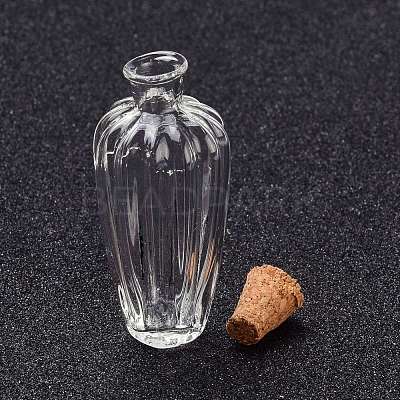Glass Cork Bottles AJEW-O032-05C-1
