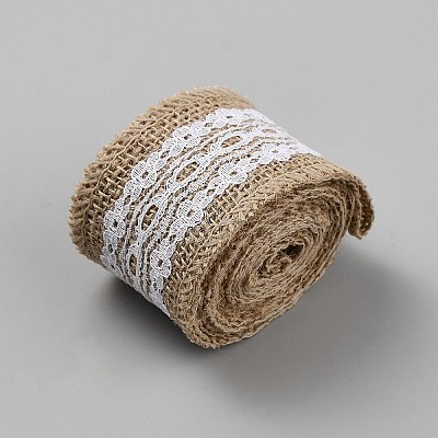 Burlap Ribbon OCOR-WH20009-16-1