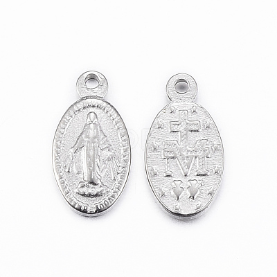 Non-Tarnish 304 Stainless Steel Pendants STAS-G179-22P-1