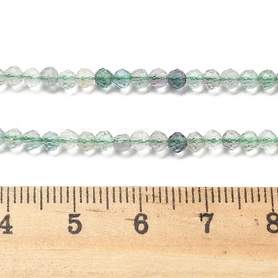 Natural Fluorite Beads Strands G-F509-38-3mm-1