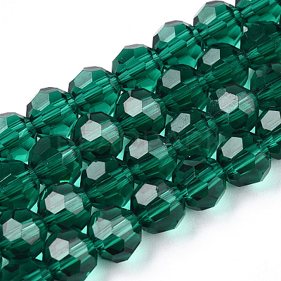 Transparent Glass Beads X-EGLA-A035-T6mm-D18-1