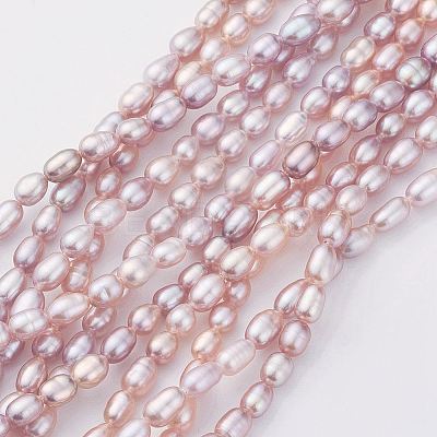 Natural Cultured Freshwater Pearl Beads Strands PEAR-G007-01-01-1