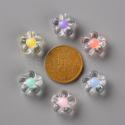 Transparent Acrylic Beads X-TACR-S152-06A-1