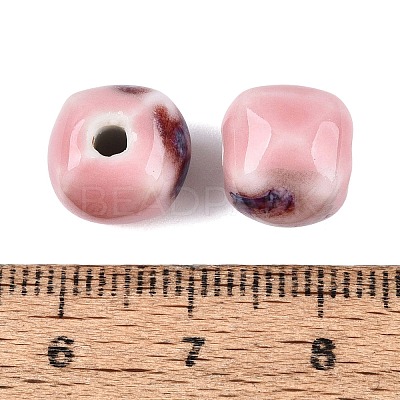 Vintage Handmade Porcelain Beads PORC-N013-18-17-1