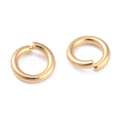 Rack Plating Brass Open Jump Rings KK-O139-18J-G-1