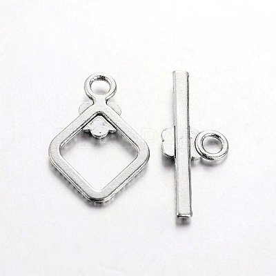 Tibetan Style Toggle Clasps TIBEB-A101564-AS-FF-1