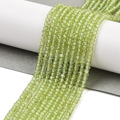 Natural Peridot Beads Strands G-ONLY-T-B07-01-1