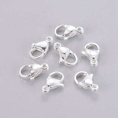 304 Stainless Steel Lobster Claw Clasps X-STAS-E464-21C-S-1