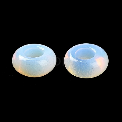 Opalite European Beads G-R488-02E-1