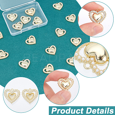 16Pcs 2 Style Alloy Pendants FIND-PH0007-23-1
