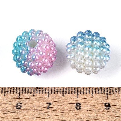 Imitation Pearl Acrylic Beads OACR-T004-15mm-07-1
