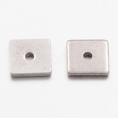 Non-Tarnish 304 Stainless Steel Spacer Beads STAS-E134-4mm-19P-1