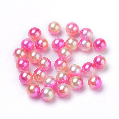 Rainbow Acrylic Imitation Pearl Beads LS-OACR-R065-10mm-A04-1