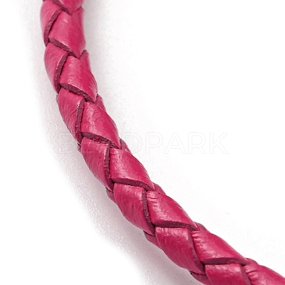 Leather Braided Cord Bracelets BJEW-G675-06G-1