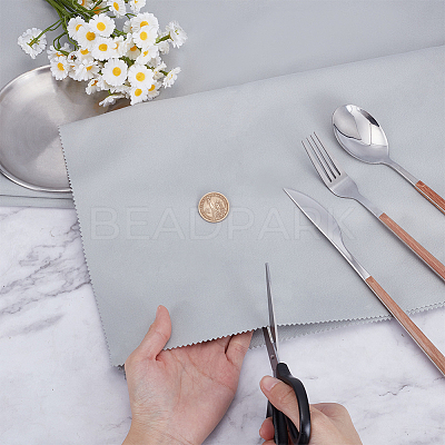 Velvet Silver Polishing Cloth AJEW-WH0661-41-1