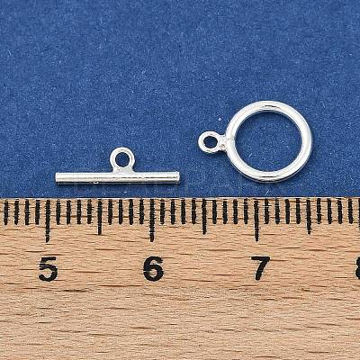 925 Sterling Silver Ring Toggle Clasps STER-A008-16-1