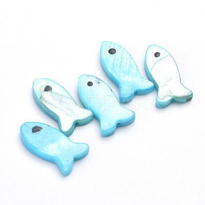 Natural Freshwater Shell Beads SHEL-Q008-86-1