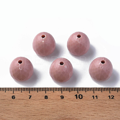 Opaque Acrylic Beads MACR-S373-10A-A14-1