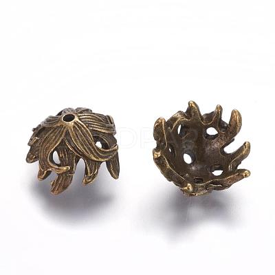 Tibetan Style Bead Caps TIBE-A23247-AB-FF-1