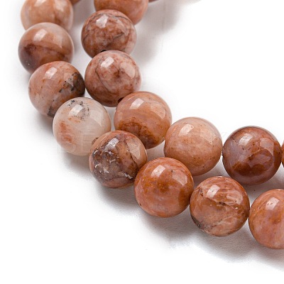 Natural Pink Aventurine Beads Strands LS-G-P257-05-8mm-1