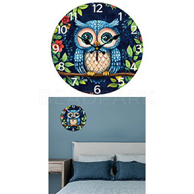 MDF Printed Wall Clock HJEW-WH0058-032-1