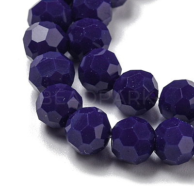 Opaque Glass Beads Stands EGLA-A035-P6mm-D09-1
