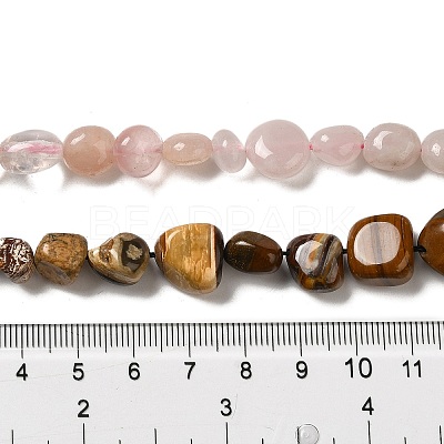 Natural Mixed Stone Beads Strands G-A247-01-1