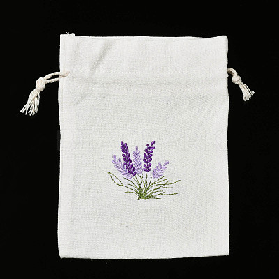 Cotton Canvas Drawstring Gift Bags OP-Q053-013B-1
