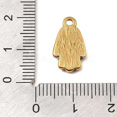 304 Stainless Steel Enamel Pendants STAS-Z199-01G-08-1