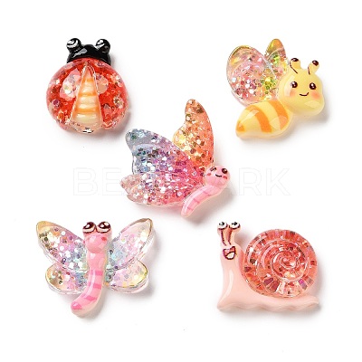 Transparent Resin Cabochons CRES-L050-01A-1
