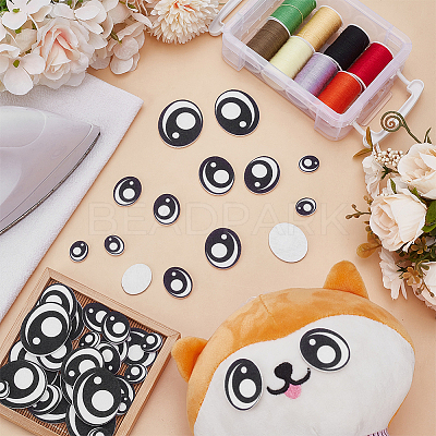 1 Bag Felt Craft Doll Eye AJEW-FG0004-90B-1