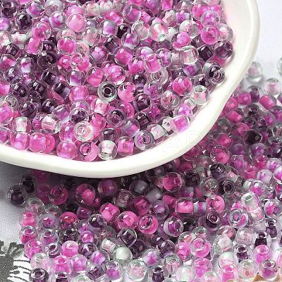 Transparent Glass Round Seed Beads X1-SEED-B001-05A-02-1