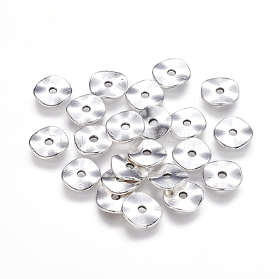 Tibetan Style Alloy Wavy Spacer Beads LF9350Y-1