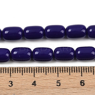 Opaque Glass Beads Strands GLAA-Z015-02D-1