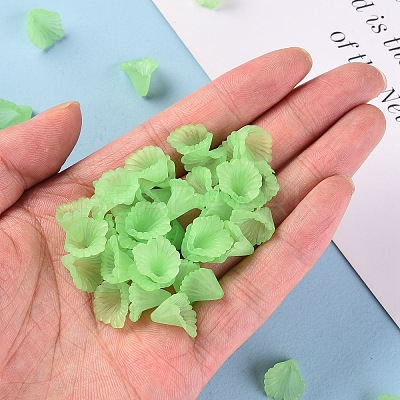 Frosted Acrylic Bead Caps MACR-S371-10A-733-1