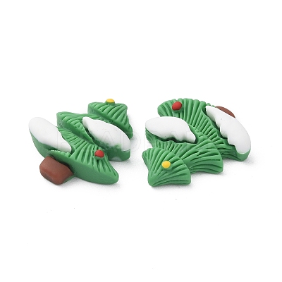 Christmas Theme Opaque Resin Cabochons RESI-F042-01A-1