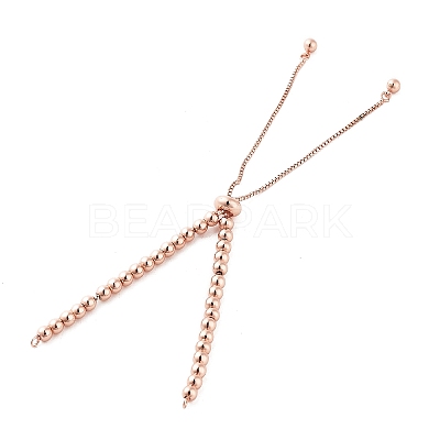 Brass Chain Bracelet Making KK-G291-02RG-NR-1