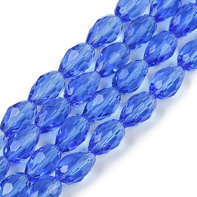 Transparent Glass Beads Strands EGLA-N013-T6mm-D10-1