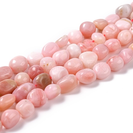 Natural Pink Opal Beads Strands G-F706-10B-1