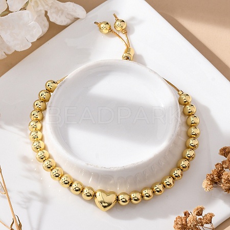Rack Plating Brass Slider Bracelets BJEW-C036-01A-G-1