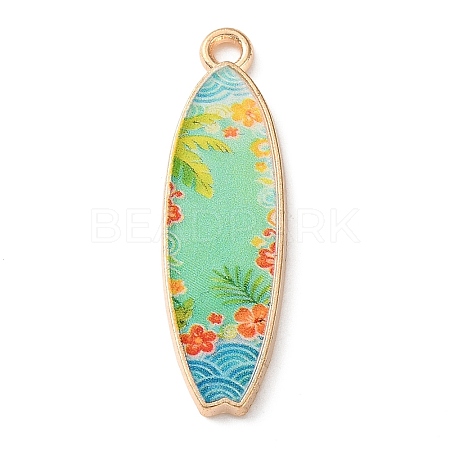 Printed Alloy Pendants AL-CBAFB12-01D-1