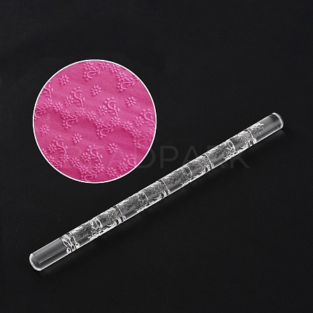 Acrylic Clay Pattern Rollers LS-AJEW-F055-06D-1