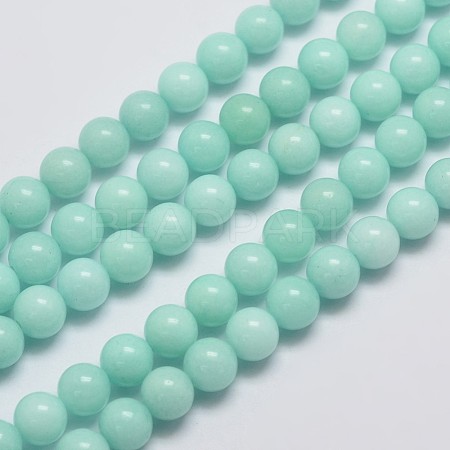 Natural Malaysia Jade Beads Strands X-G-A146-8mm-B07-1